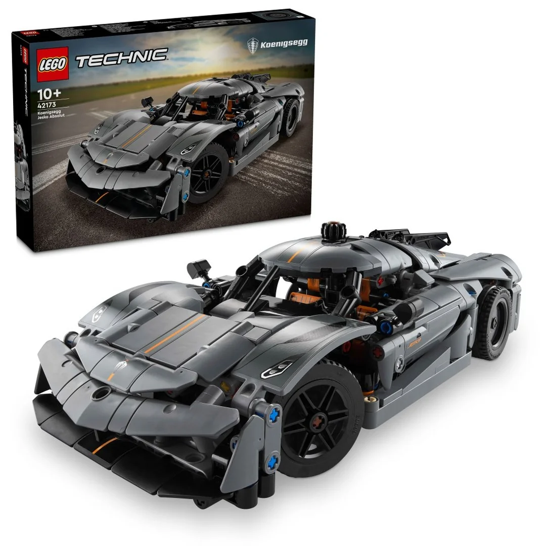 LEGO® Technic™ 42173 Sivé hyperauto Koenigsegg Jesko Absolut