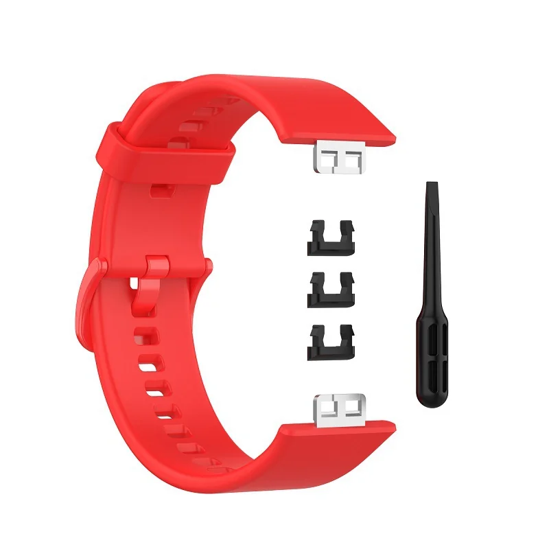 BStrap Silicone remienok na Huawei Watch Fit red