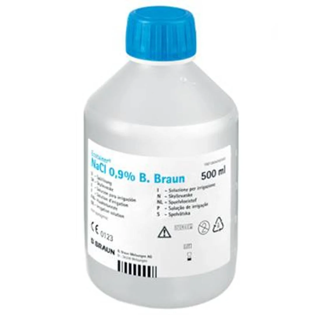 NACL 0.9% ECOTAINER oplachový roztok so šrubovacím uzáverom 500ml