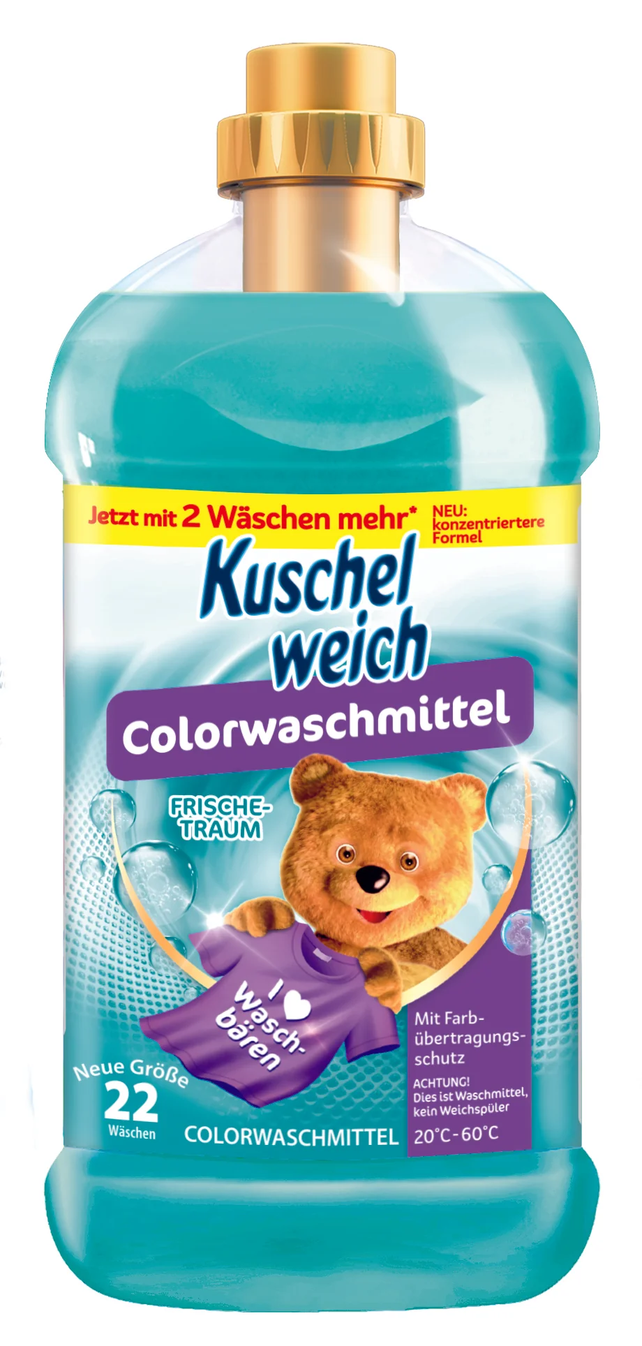 Kuschelweich Prací gél - Čerstvý sen 22 praní 1×1100 ml, prací gél