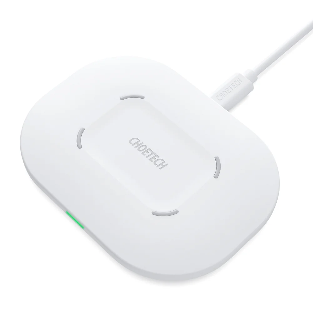 Choetech T550-F bezdrôtová nabíjačka 15W, biela