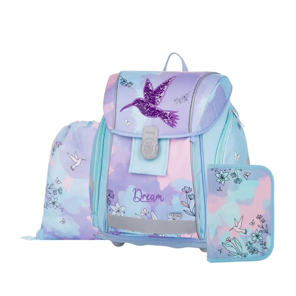 Školská súprava 3 ks PREMIUM LIGHT Kolibrík 3-dielny set
