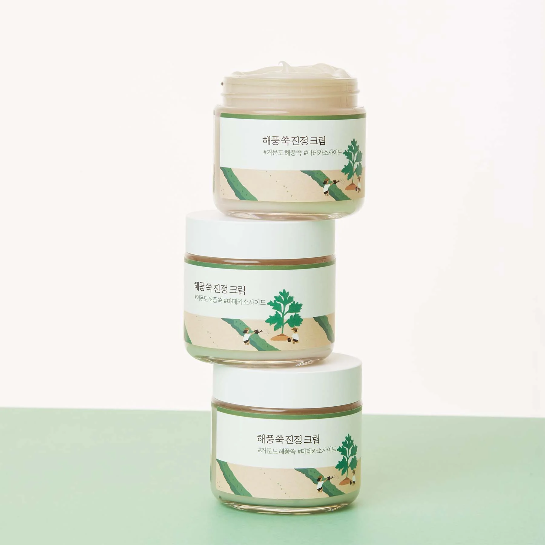 ROUND LAB Mugwort Calming Cream Upokojujúci krém s extraktom paliny 80ml