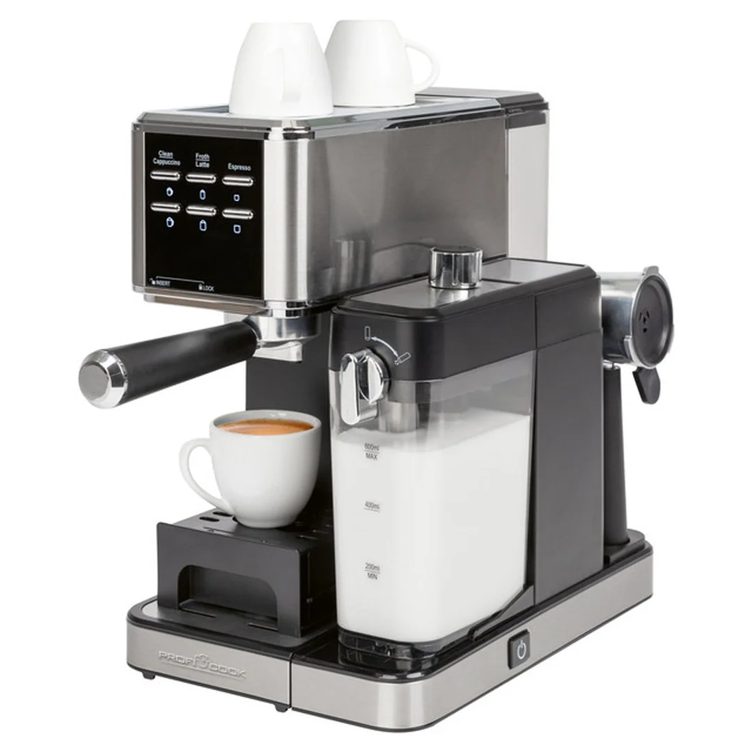 ProfiCook KA 1266 pákový kávovar 2v1, 20 bar, kompatibilný s Nespresso