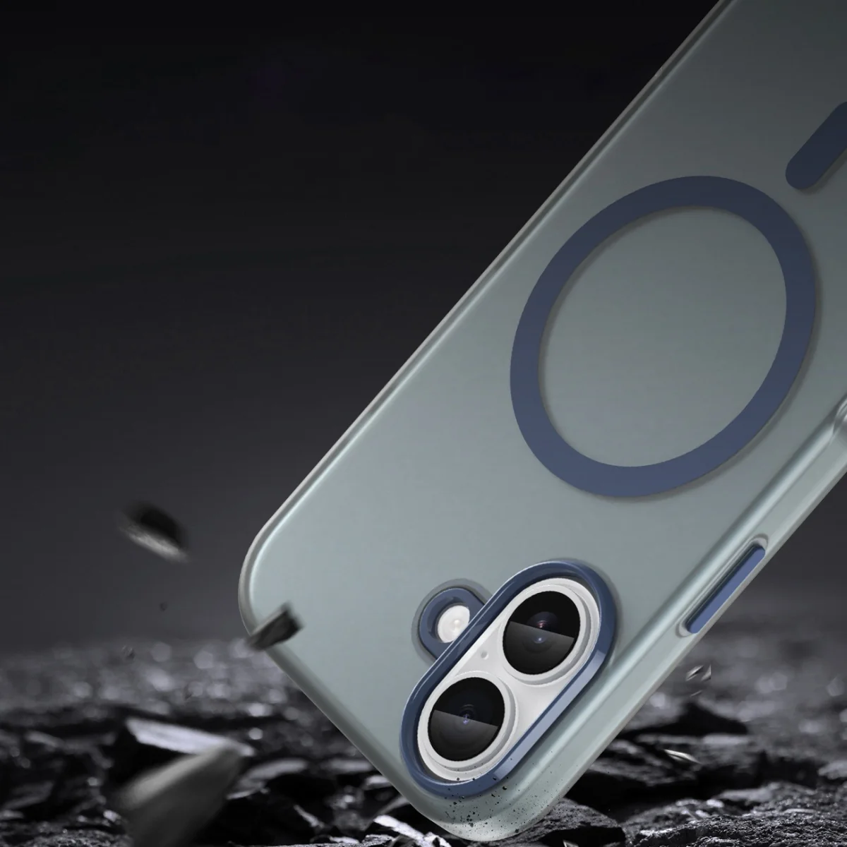 MG Magnetic Abrasive MagSafe kryt na iPhone 17, modré