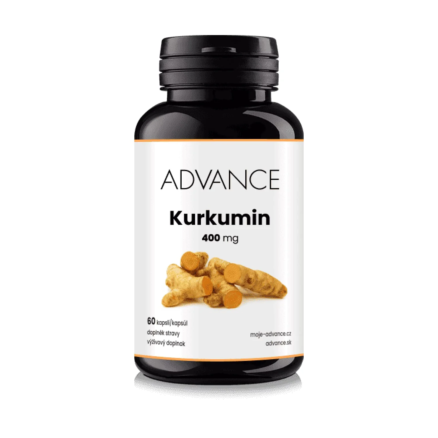 ADVANCE Kurkumin 60 kapsúl - 400 mg 1×60 cps, výživový doplnok