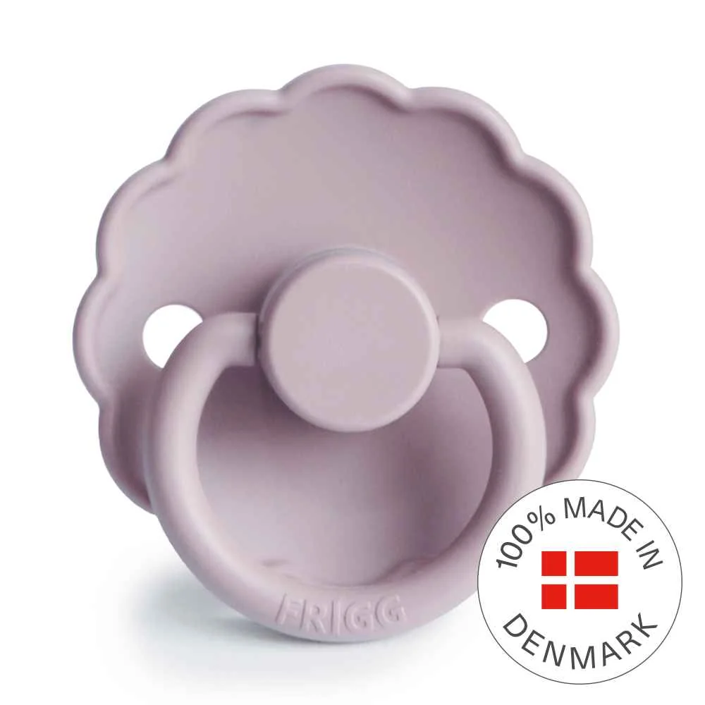FRIGG Daisy silikónový cumlík Soft Lilac  +6m 1 ks 1×1 ks, silikónový cumlík
