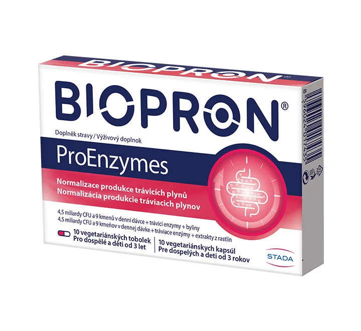 BIOPRON ProEnzymes 1×10 cps, výživový doplnok