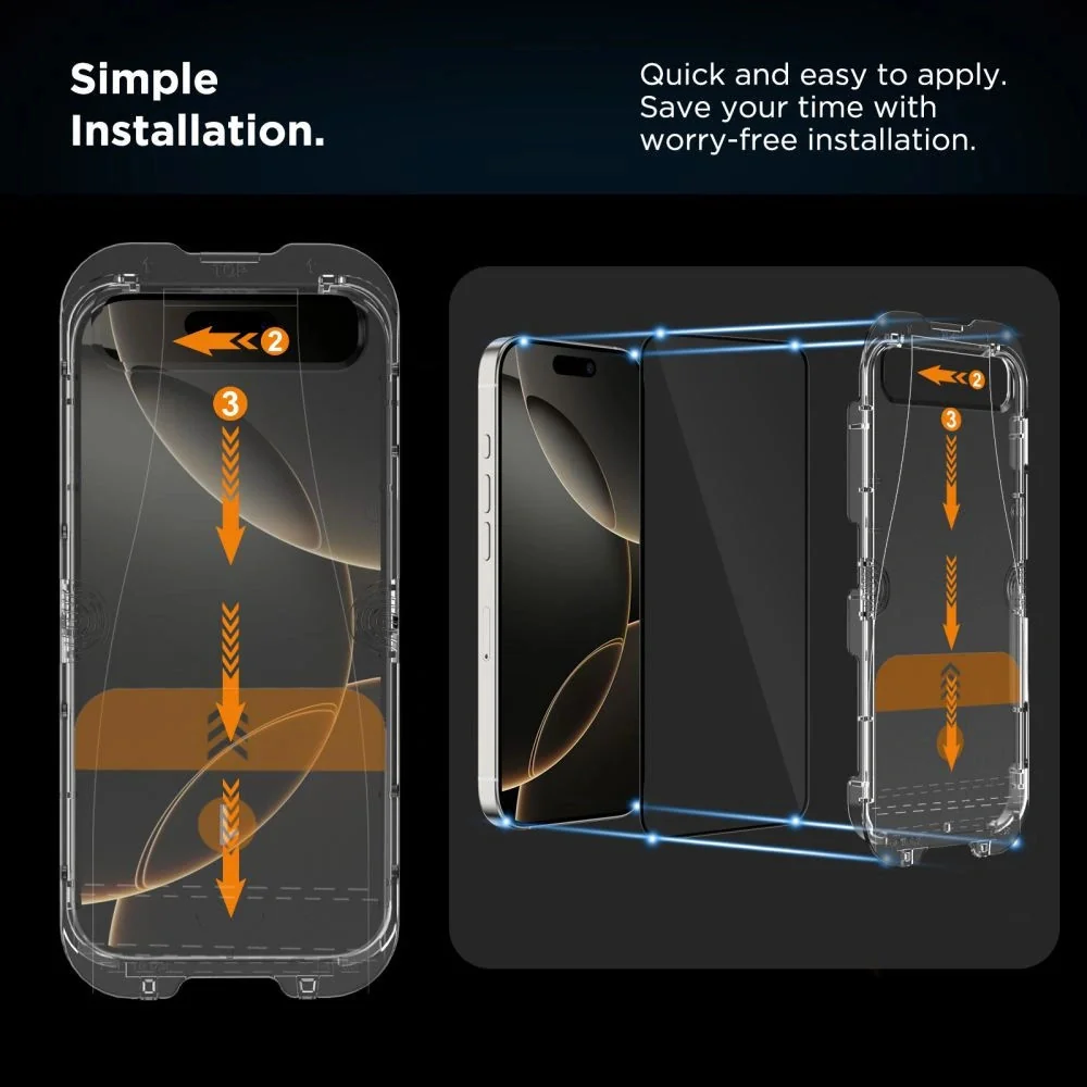 Tech-Protect Quick Set 2x ochranné sklo na iPhone 17 Pro Max, čierne