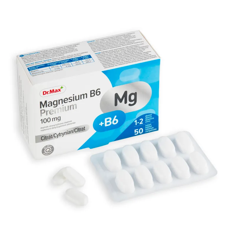 Dr.Max Magnesium B6 Premium 1×50 tbl, výživový doplnok
