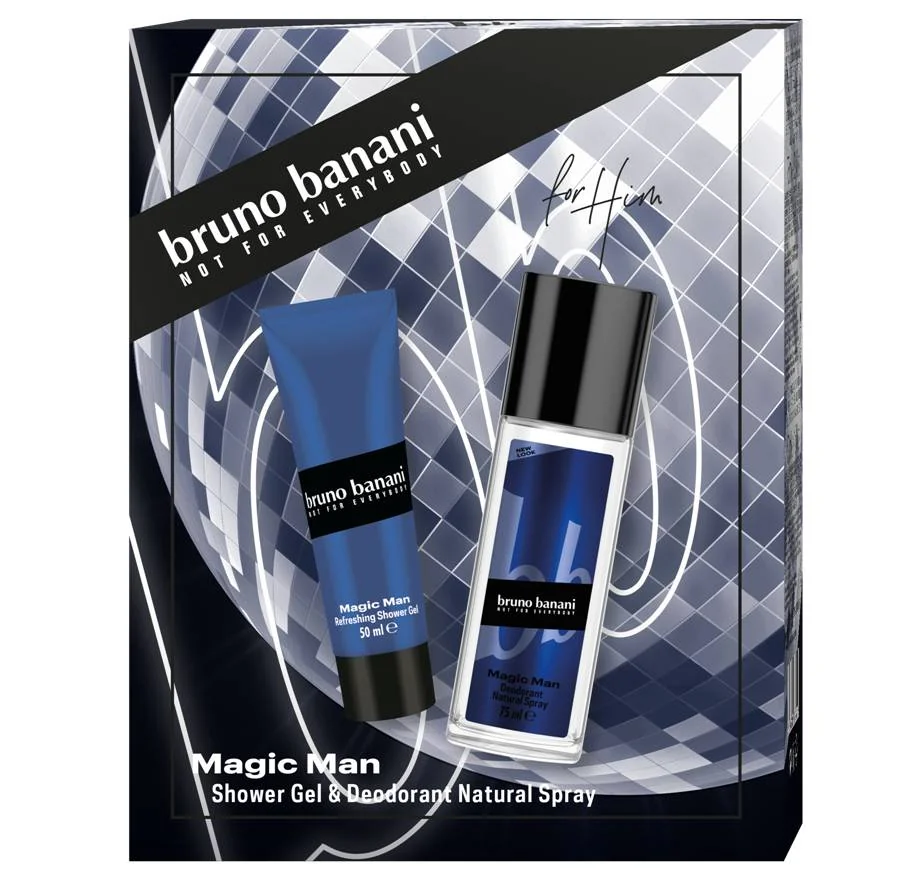 Bruno Banani Magic Man DNS 75ml +SG 50ml 1×1 ks, darčeková sada