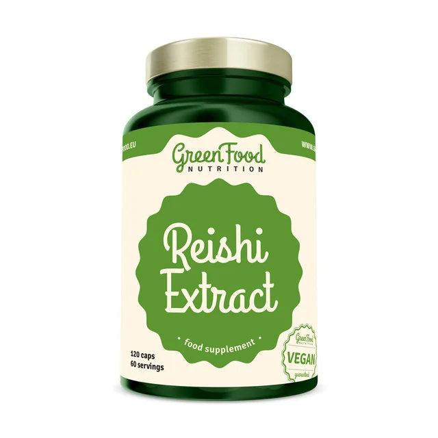 GreenFood Nutrition Reishi Extract 1×120 cps, výživový doplnok