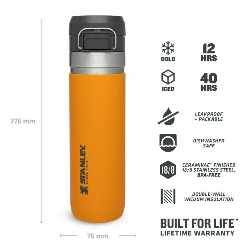 STANLEY GO FLIP Vacuum Water Bottle 70L Yellow