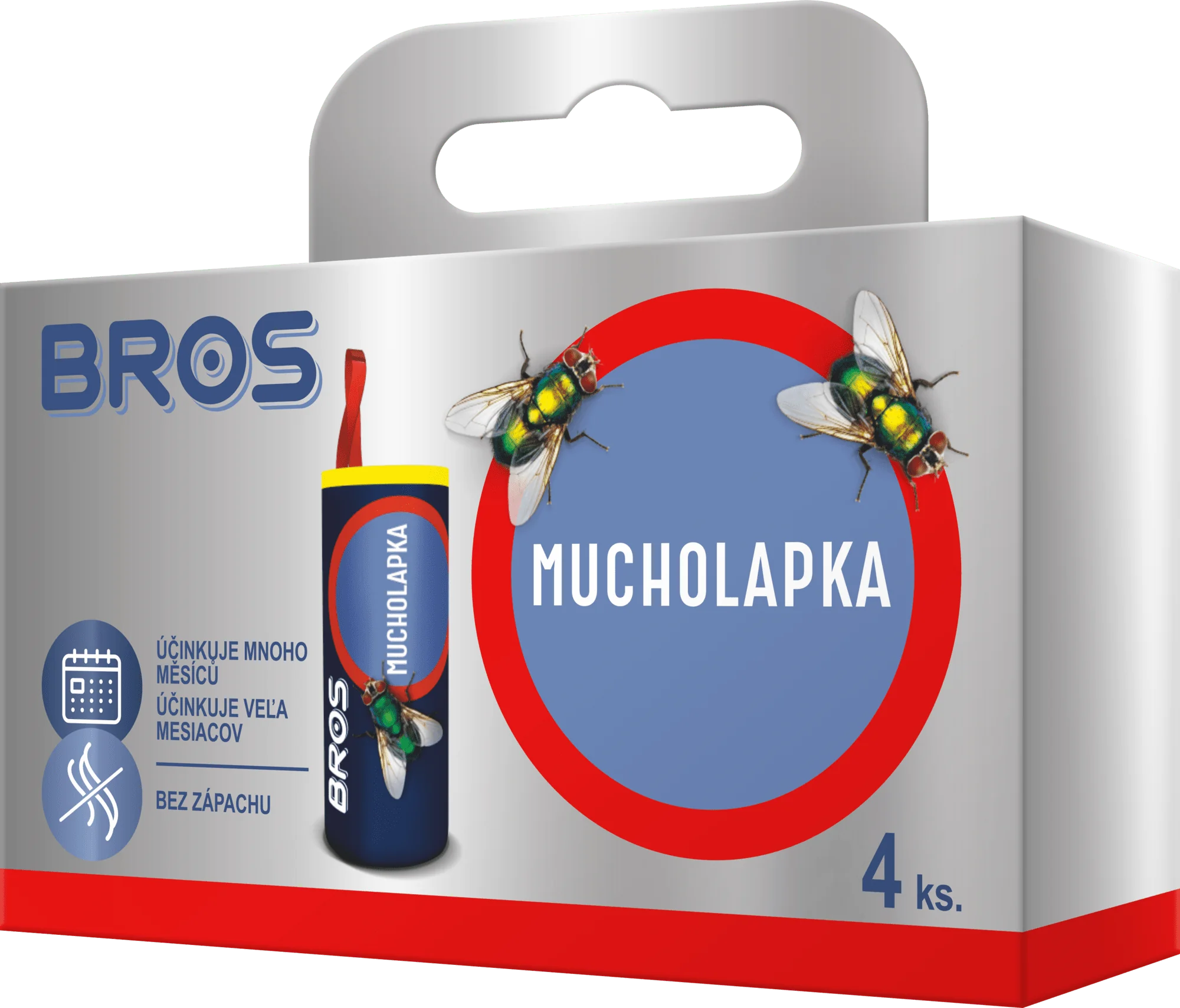 Bros mucholapka 4 ks