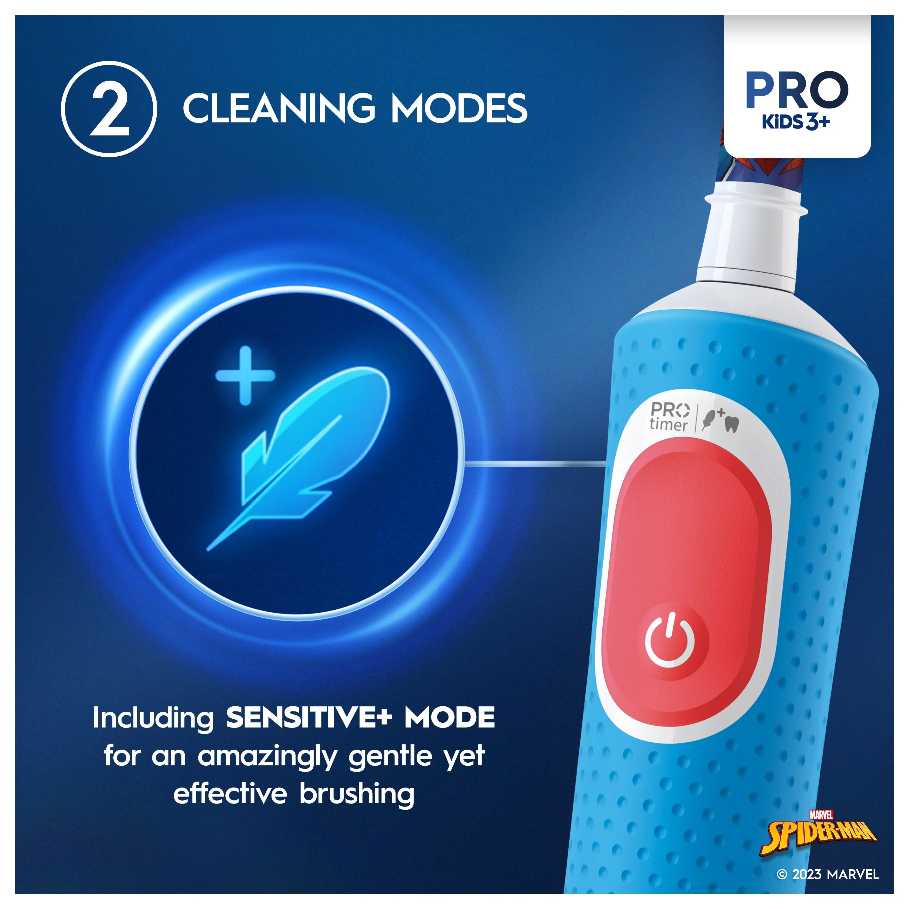 Oral B EK Pro Junior 3+ Spiderman 1×1 ks, elektrická zubná kefka