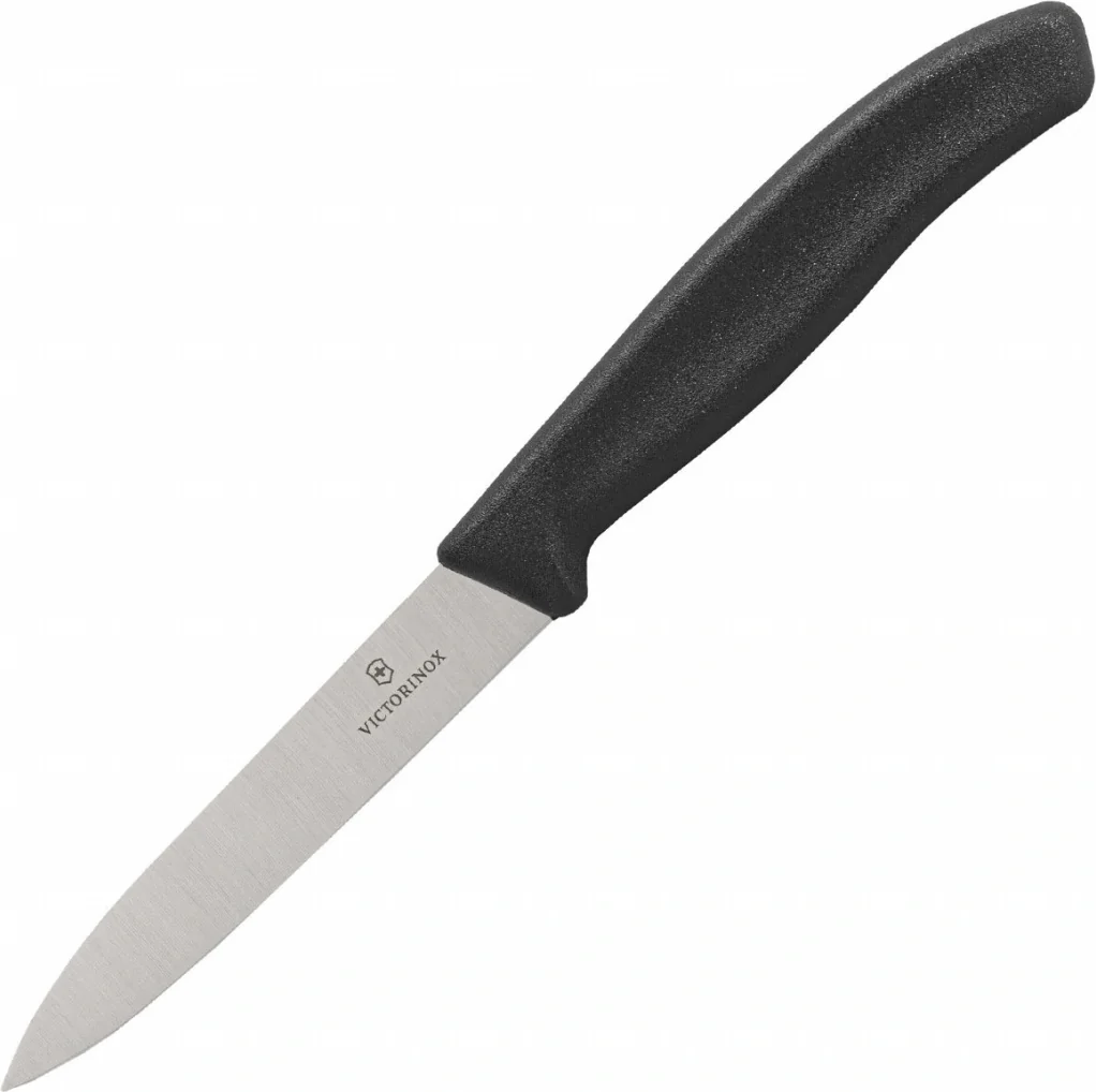 Nôž na zeleninu 10 cm, čierny plast