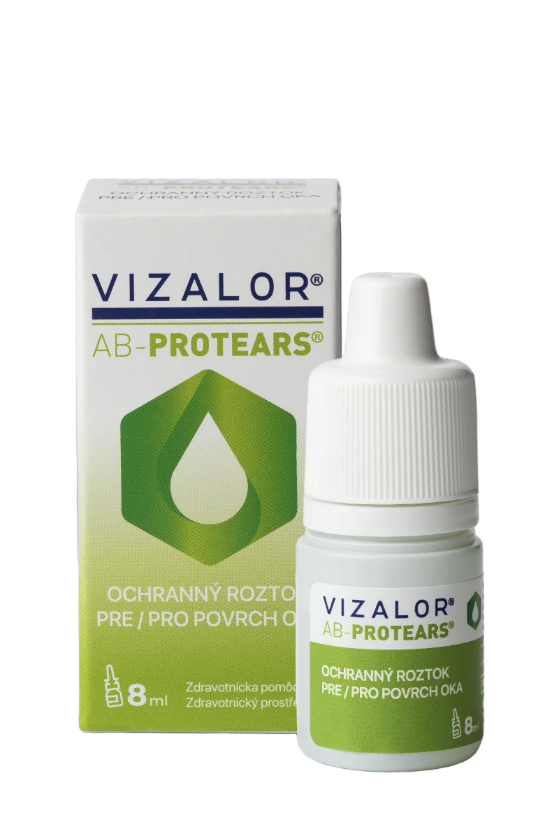 VIZALOR AB-PROTEARS ochranný roztok pre povrch oka 8 ml