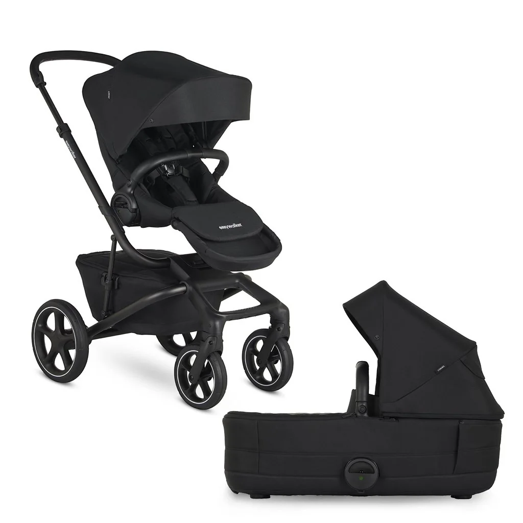Easywalker Jimmey 2v1 kombinovaný kočík Pepper Black LITE RWS
