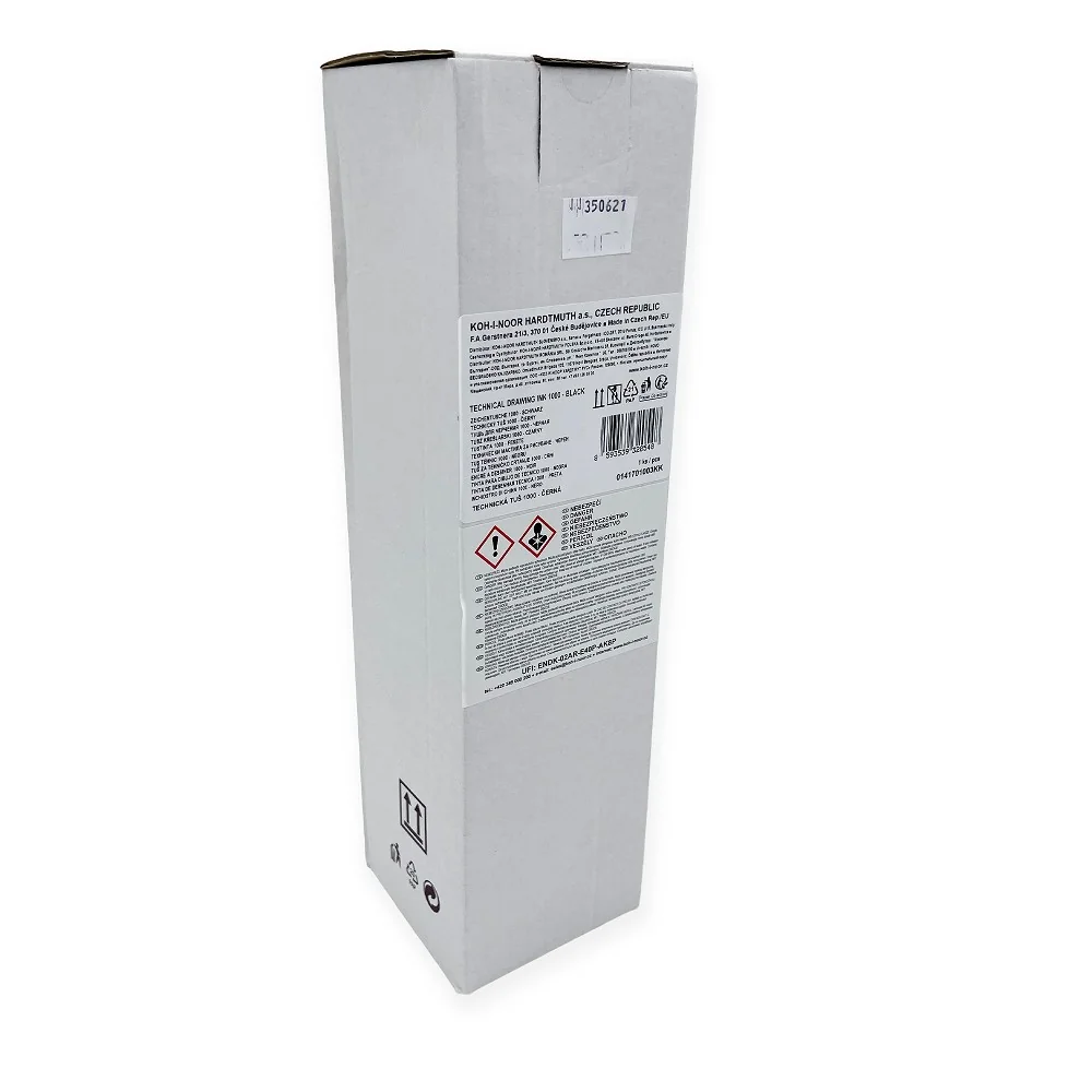 Tuš na kreslenie a rysovanie 1000 g, čierny 1417, 1 kg, čierna