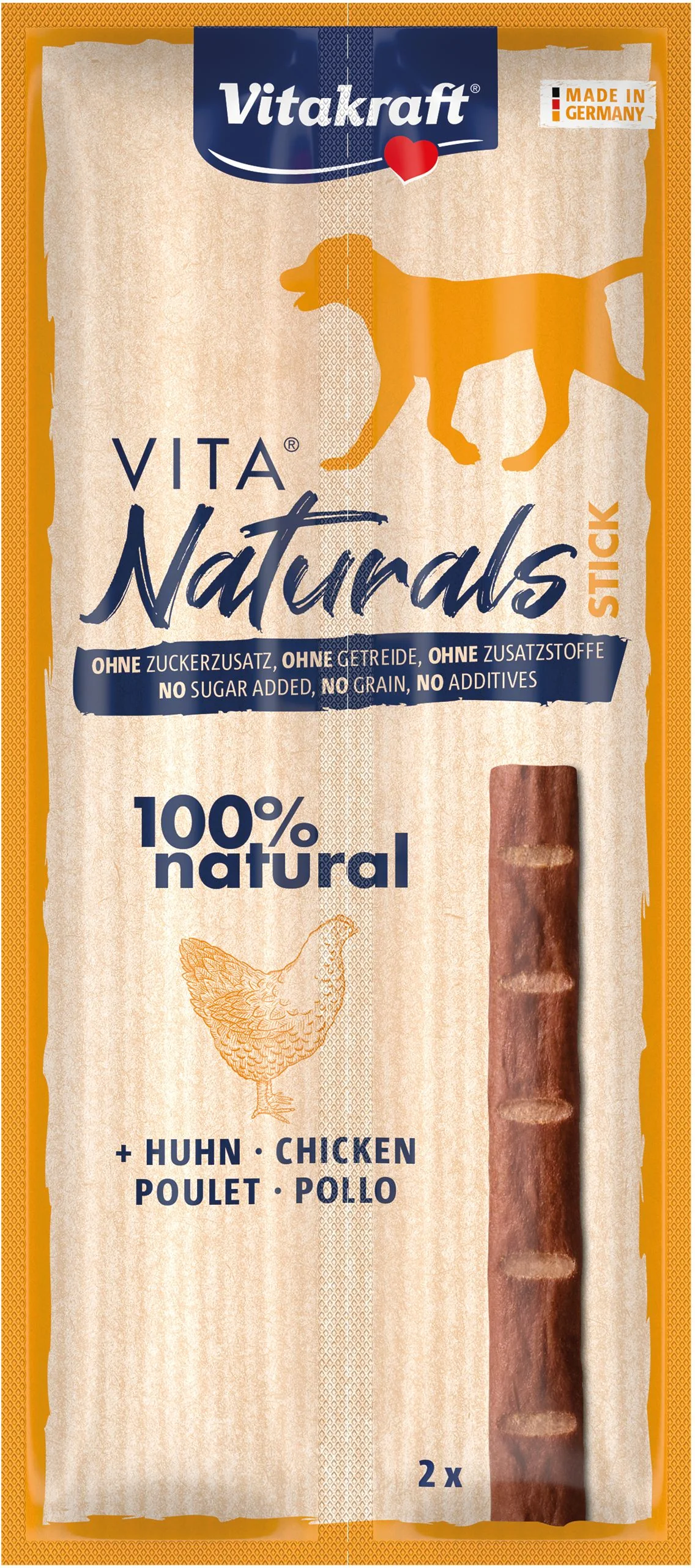 Vitakraft Vita Naturals tyčinky hydinové 2×11 g
