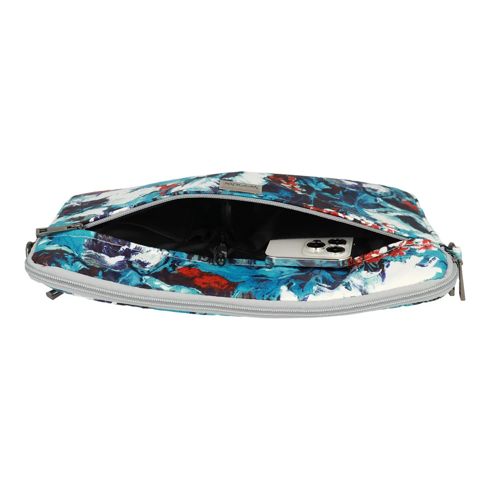 MG Wonder Sleeve taška na notebook 17'', white poppies