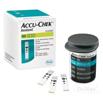 ACCU-CHEK Instant 50 1×50 ks, testovacie prúžky do glukomera