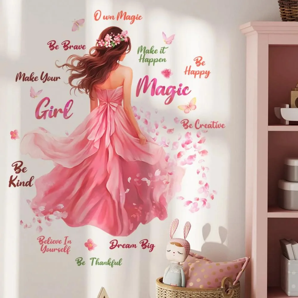 Samolepka na stenu Magic Girl
