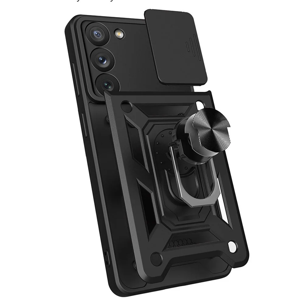 Hybrid Armor Camshield pre Samsung Galaxy S23 - Ružová