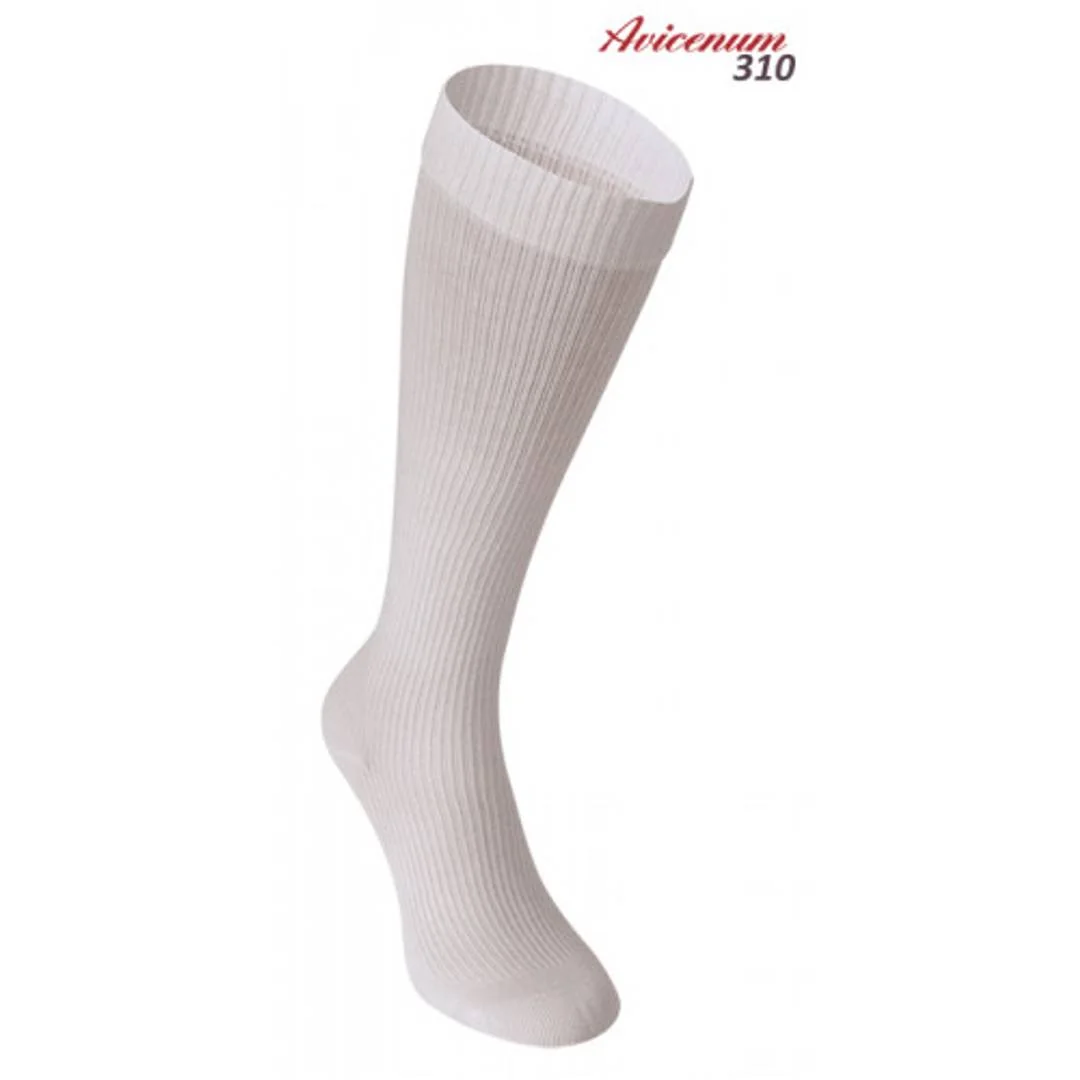AVICENUM Cotton 310 DEN podkolienky biele - 0000 - Veľkosť 36-38
