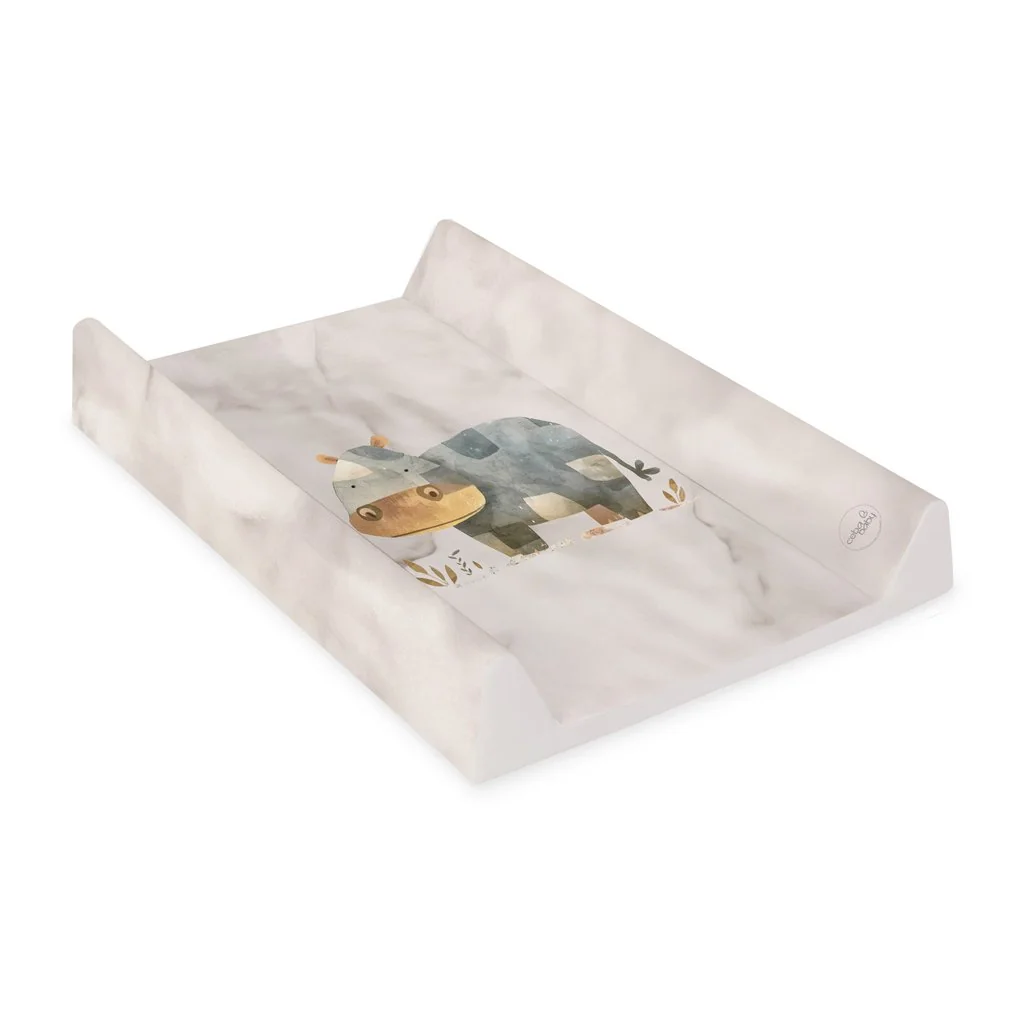 Podložka prebaľovacia 2-hranná mäkká (50x70) Basic Cosy Hippo