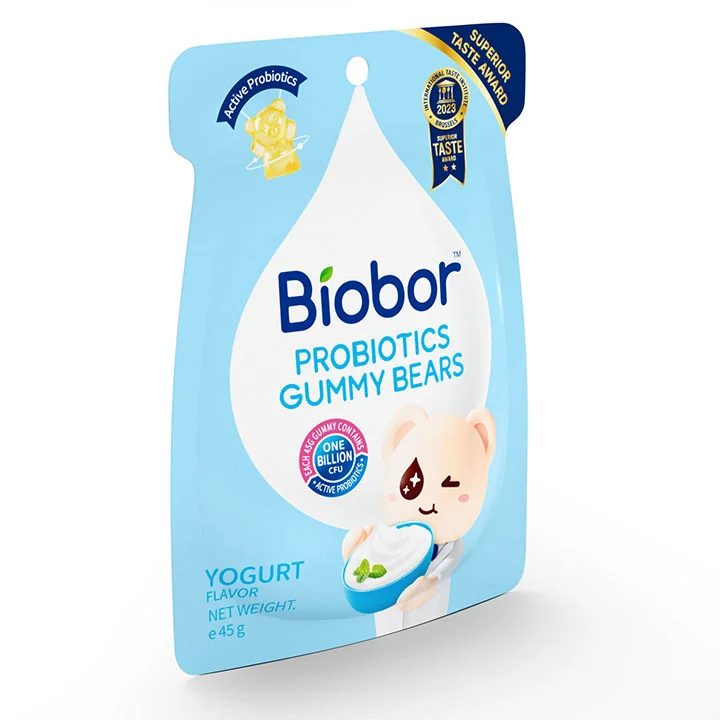 Biobor PROBIOTICS GUMMY BEARS jogurtová príchuť 45 g