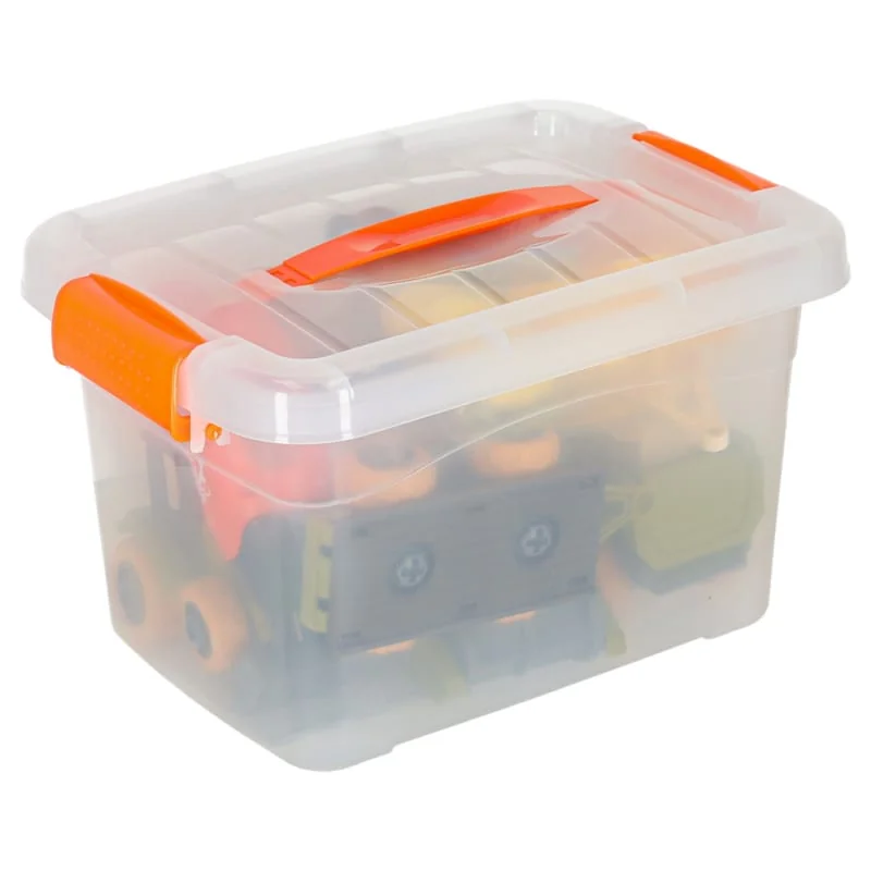 Veľký farmársky set – traktor, 3 prívesy, kombajn, skrutkovač