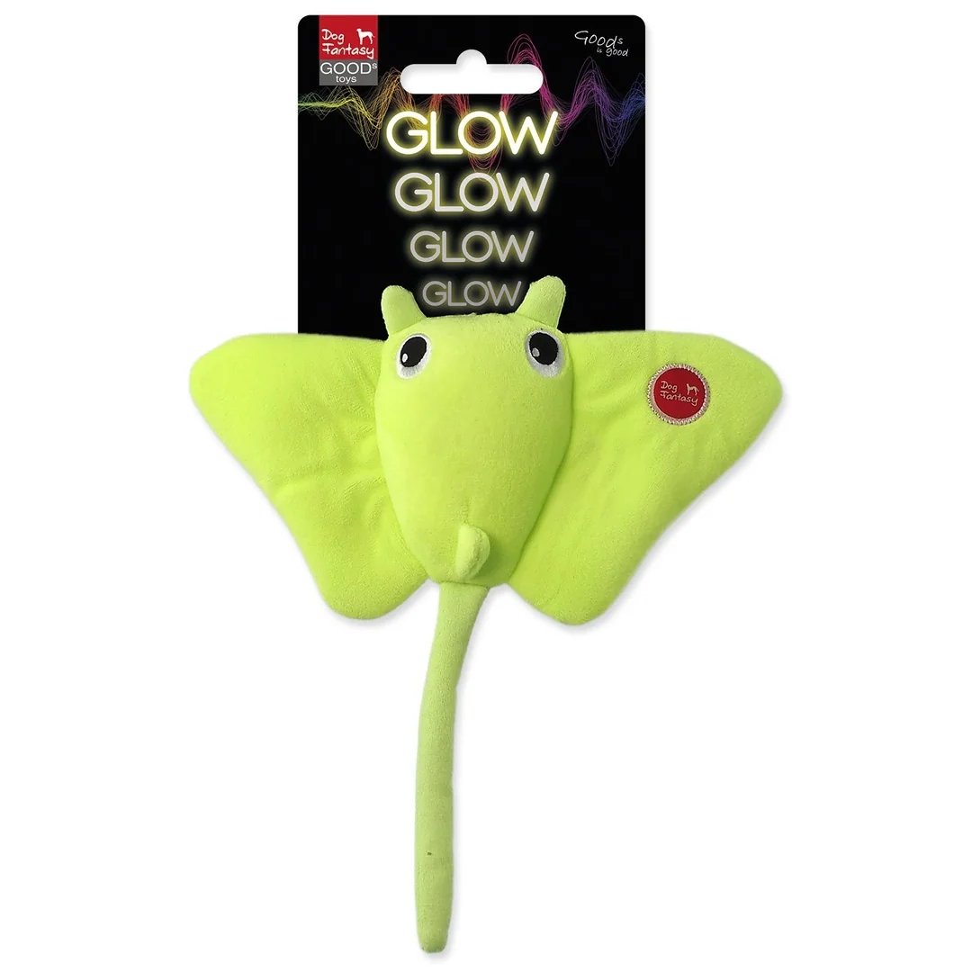 Hračka Dog Fantasy Glow raja zelená svietiaca v tme 27cm