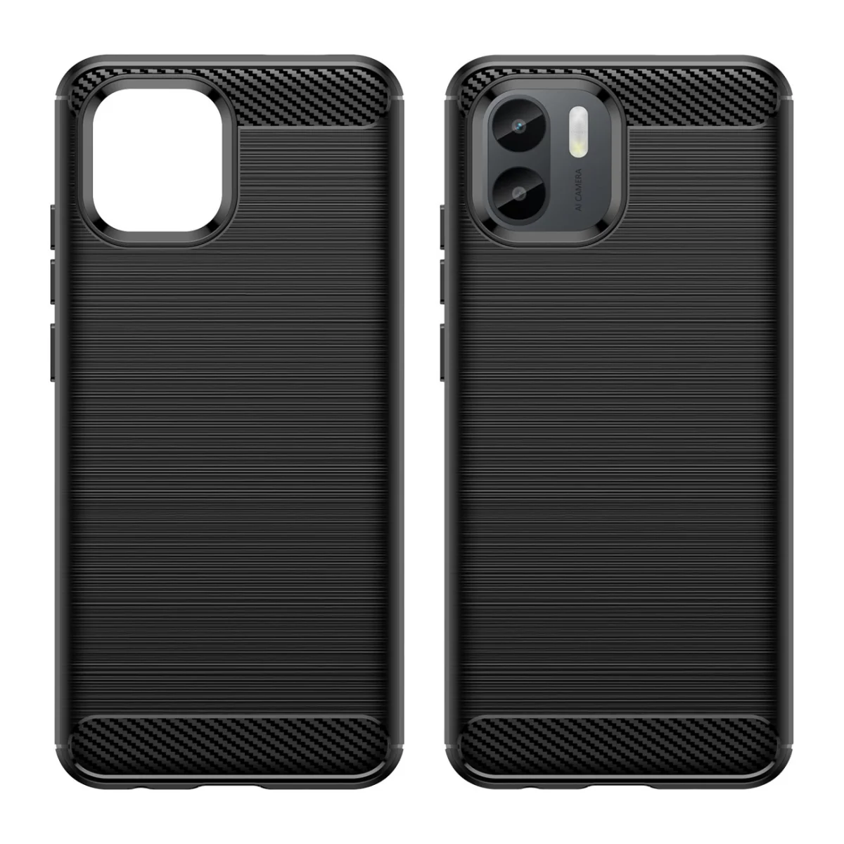 MG Carbon silikónový kryt na Xiaomi Redmi A1 čierny