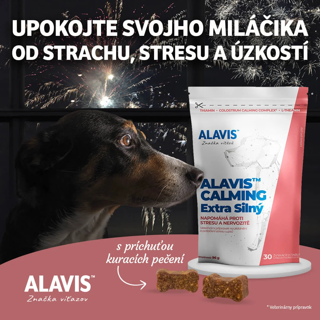 ALAVIS CALMING EXTRA SILNÝ 1×30 tbl, proti stresu pre psov a mačky