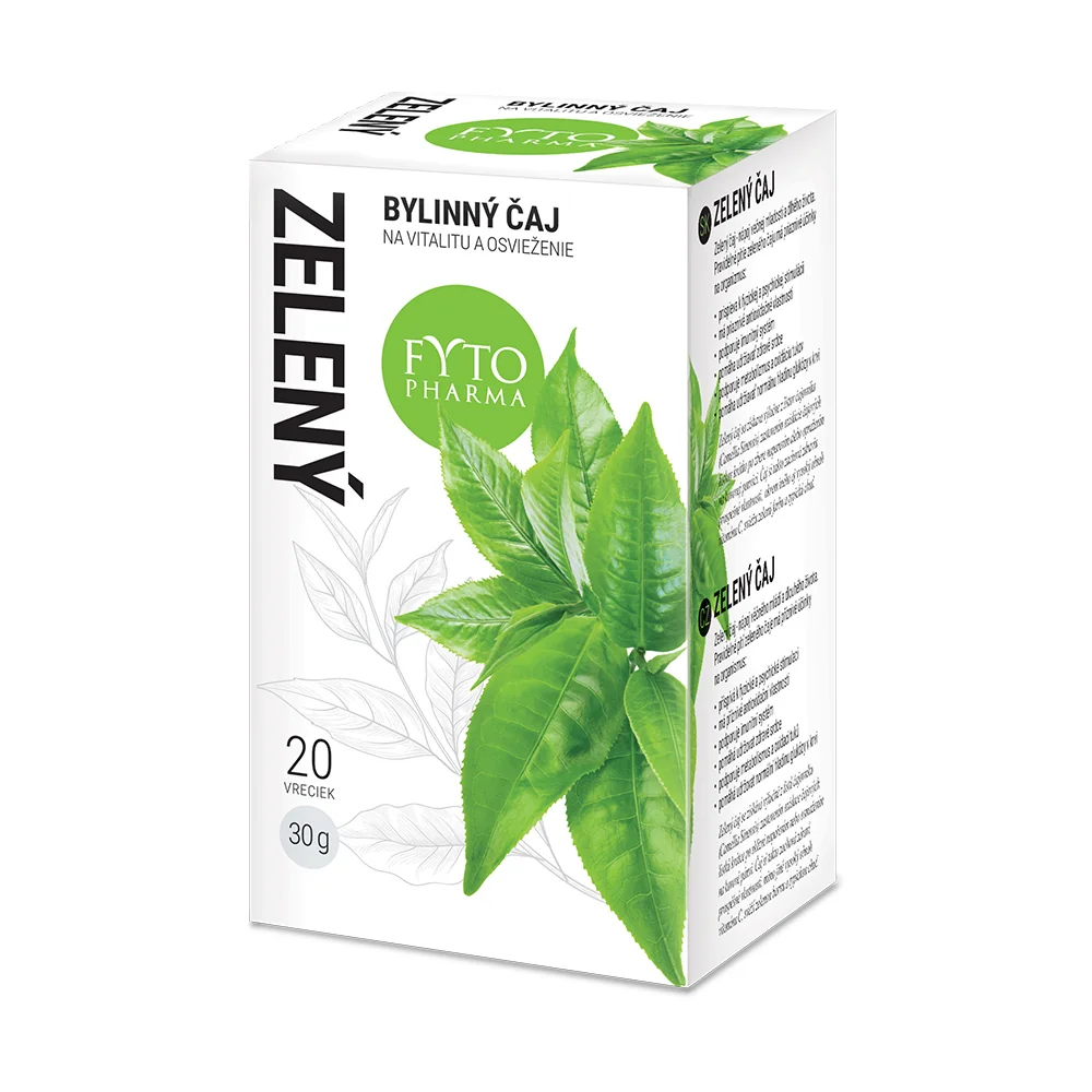 FYTOPHARMA Zelený čaj 20x1,5 g, zelený čaj