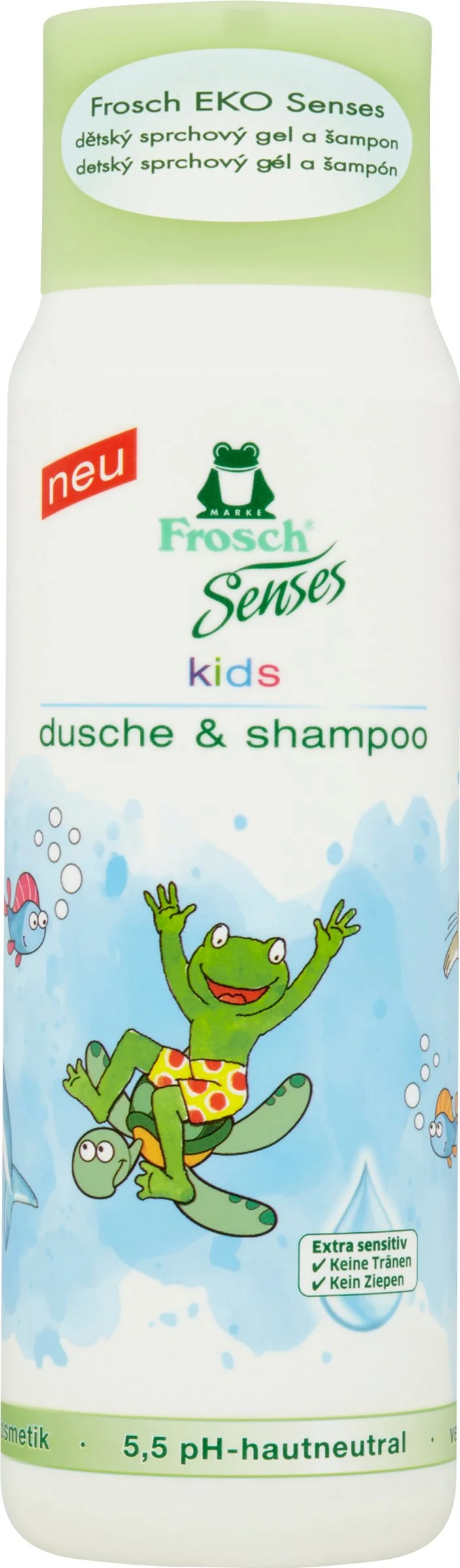 Frosch EKO Senses Sprchový gél a šampón pre deti (300 ml) 1×300 ml, sprchový gél a šampón pre deti
