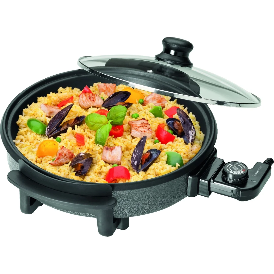 Clatronic PP 3401 párty panvica 32 cm, 1500 W, sklenená pokrievka