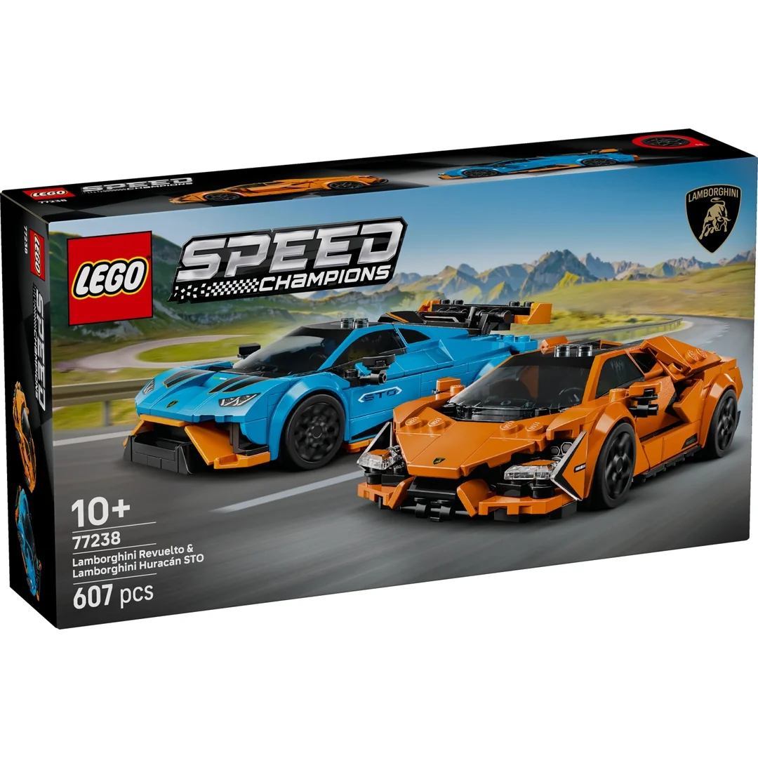 LEGO® Speed Champions 77238 Lamborghini Revuelto a Huracán STO