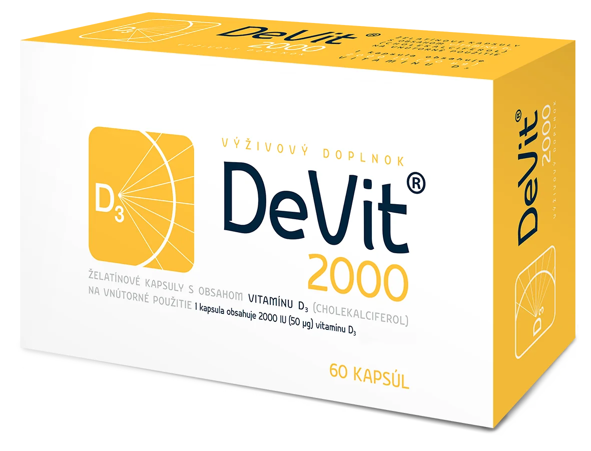 DeVit 2000 1×60 cps, výživový doplnok