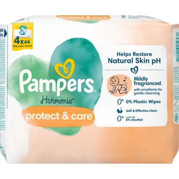 PAMPERS HARMONIE PROTECT&CARE VLH.OBRUSKY 176KS 1×176 ks, vlhčené obrúsky