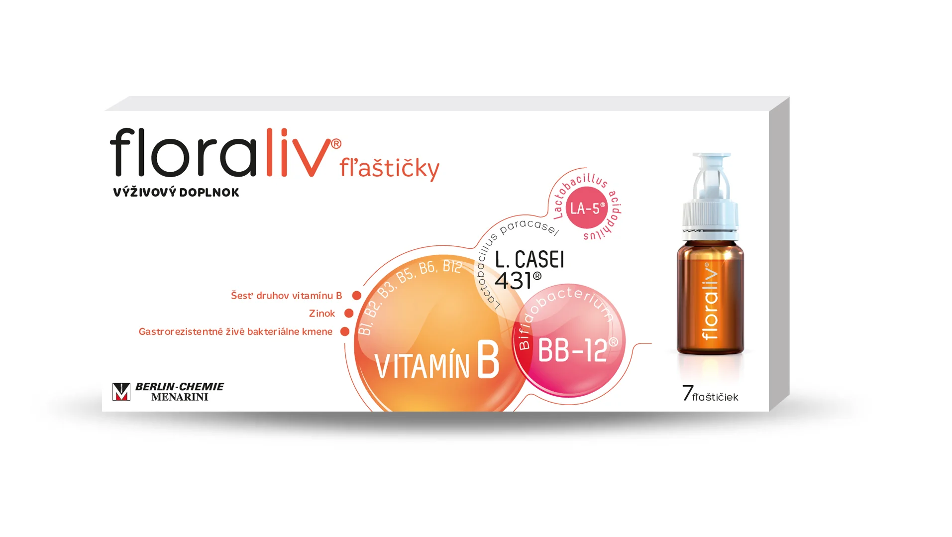 Floraliv fľaštičky 7×10 ml, výživový doplnok