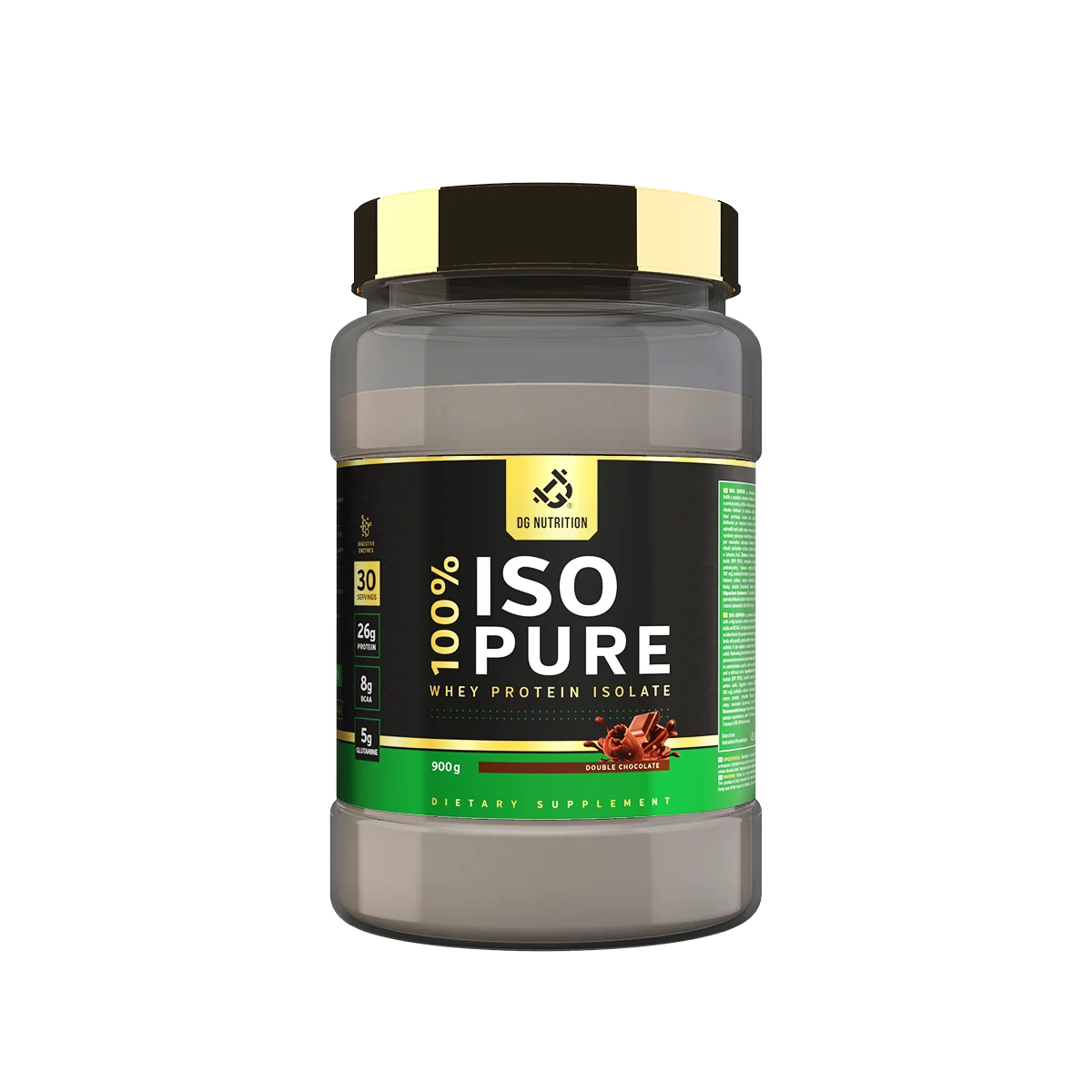 100% ISOPURE Premium Dvojitá čokoláda 900 g