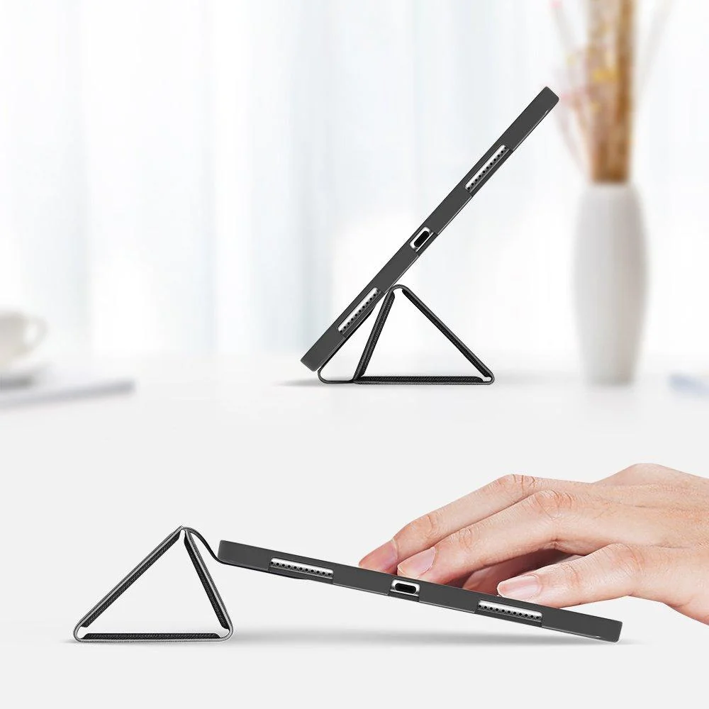 Osom TPU gélový kryt na tablet s viacuhlovým stojanom Čierna, 1 x 14877