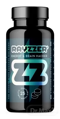 Energy & Brain hacker - RAYZZER 1×25 tbl, výživový doplnok