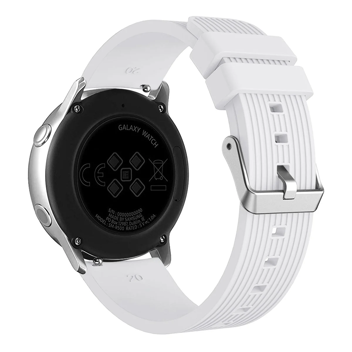 BStrap Silicone Line (Small) remienok na Samsung Galaxy Watch 3 41mm white