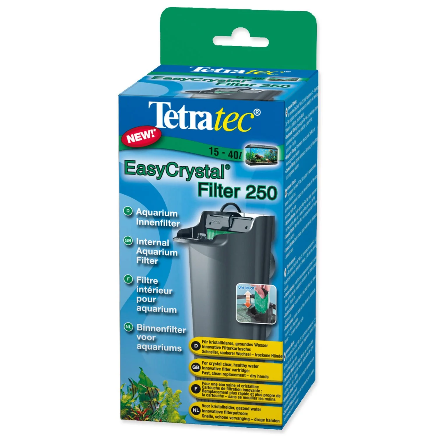 Filter Tetra Easy Crystal Box 250 vnútorný, 250l/h