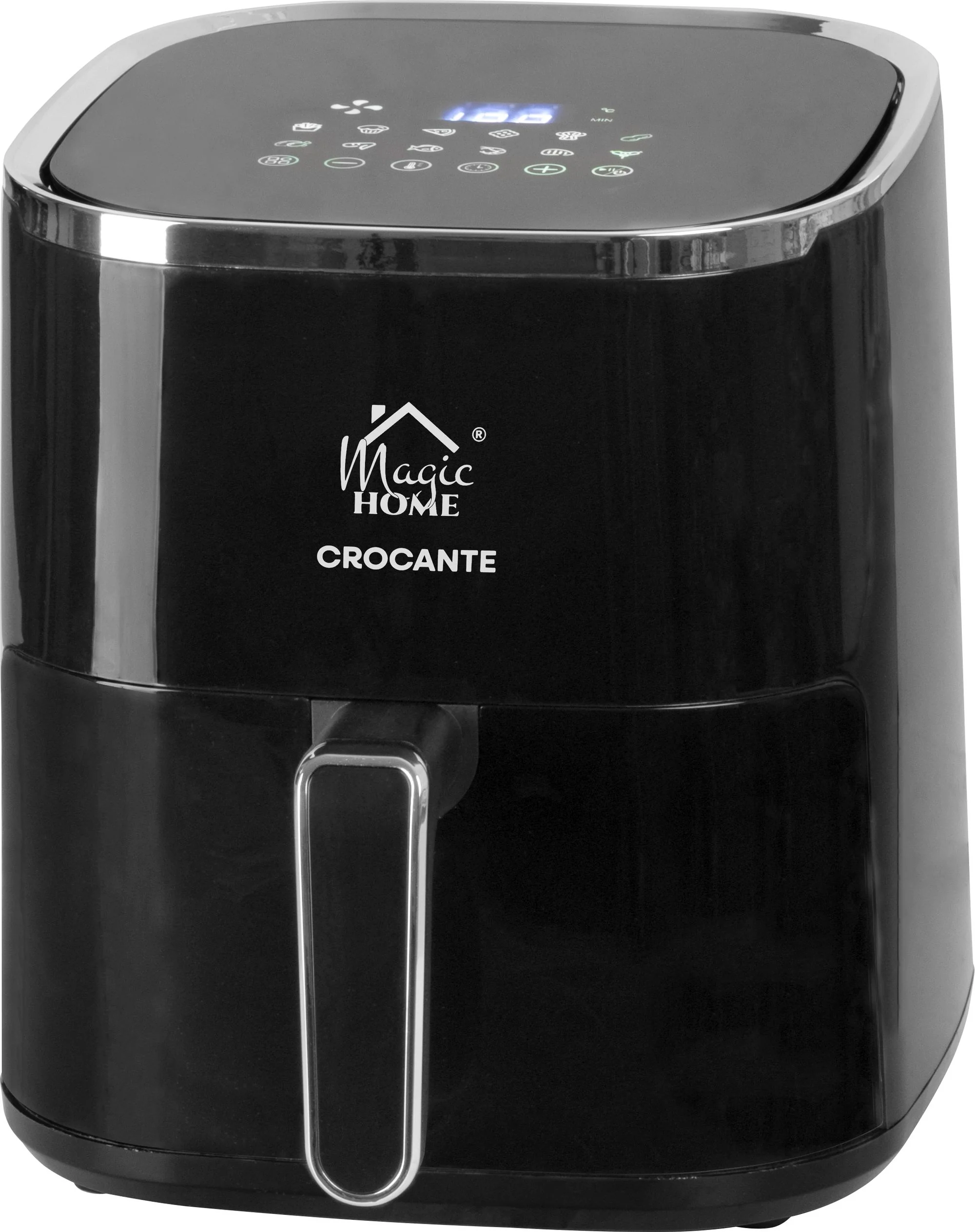 MagicHome teplovzdušná fritéza Crocante, 1 ks 5,0 l, 1450 W, 12 programov, časovač
