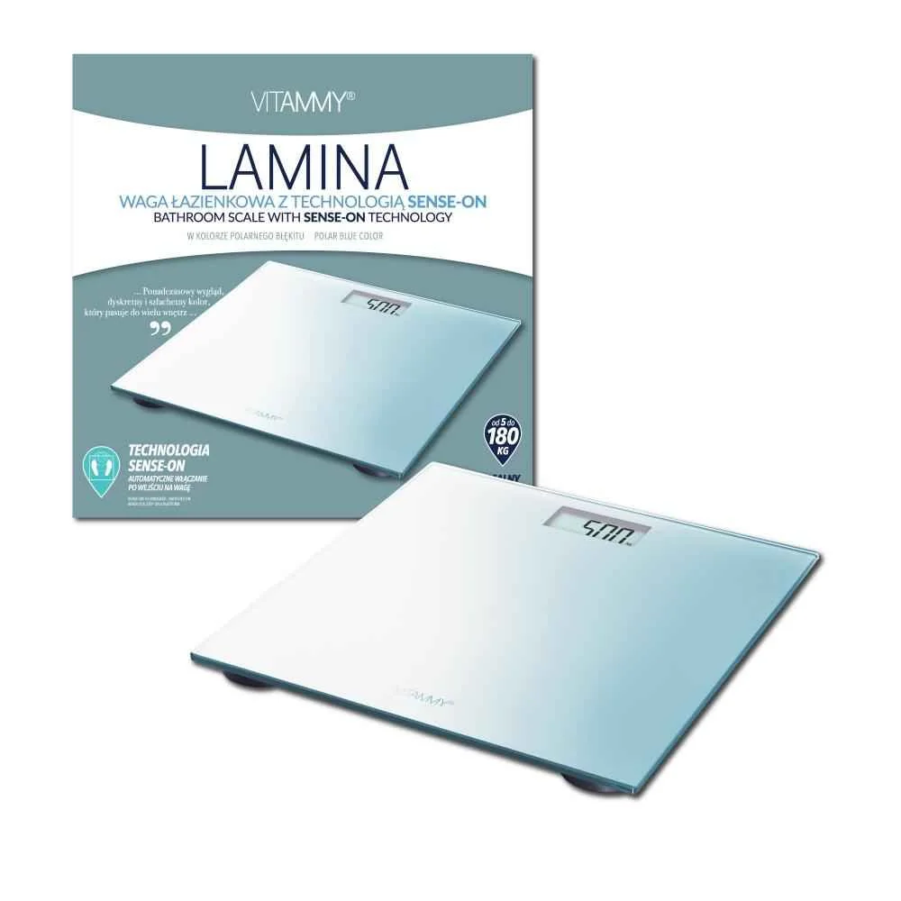 Vitammy Lamina Kúpeľňová Váha, Farba Polárna Perleť 1×1 ks