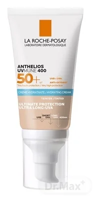 LA ROCHE-POSAY ANTHELIOS UVMUNE 400 SPF50+ TINTED 1×50 ml, hydratačný tónovaný krém